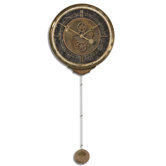 Leonardo Chronograph Weathered Laminated Clock