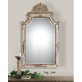 Portici Mirror in Antique Ivory