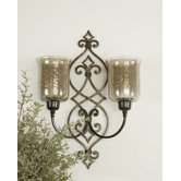 Sorel Double Wall Sconce in Antique Bronze
