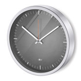 Durata Round Quartz Wall Clock in Black