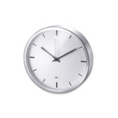 Durata Round Quartz Wall Clock in White
