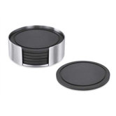 Vetro Coasters with Stand (Set of 7)