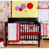 Sateen Sprinkles Crib Bedding Collection