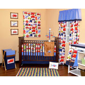 Transportation Crib Bedding Collection
