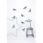 Drawing Birds Wall Sticker