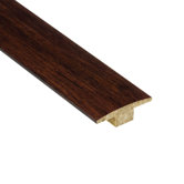 78" Woven Bamboo T-Molding in Sapelli