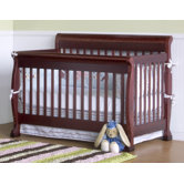 Kalani 4-in-1 Convertible Crib with Toddler Rail in Cherry