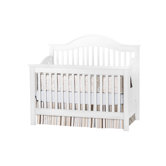 Jayden 4-in-1 Convertible Crib  with Toddler Rail in White