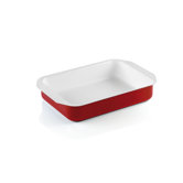 30cm x 22cm Antihaft-Bratreine "Ceramic OK Rot"
