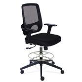 Height Adjustable Sync Stool Chair with Mesh Back