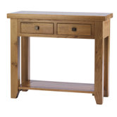 Taunton Console Table in Medium Oak