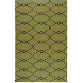 Fallon Lime Green/Chocolate Rug