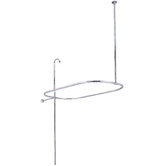 Oval Shower Rise with Enclosure