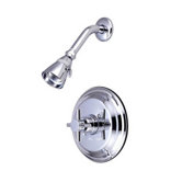 Tampa Thermostatic Shower Faucet with Concord Cross Handles