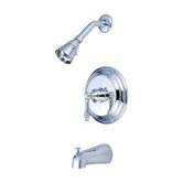 Vintage Thermostatic Pressure Balanced Tub and Shower Faucet with Metal Lever Handles