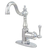 Single Hole Bathroom Faucet with Double Lever Handles