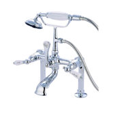 Hot Springs Deck Mount Clawfoot Tub Faucet with Handshower
