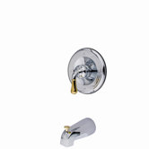 Single Handle Wall Mount Tub Only Faucet Lever Handle