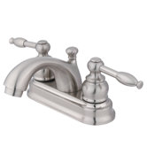 Centerset Bathroom Faucet with Double Lever Handles