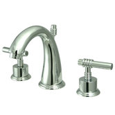 Milano Widespread Bathroom Faucet with Double Lever Handles