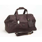 Vintage 20" Leather Carry-On Duffel