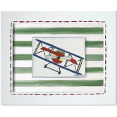Transportation Bi-Plane Framed Giclee Wall Art
