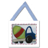 Cement Mixer Framed Giclee