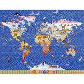 World Map Play n' Placemat