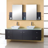 Clarissa 72" Double Sink Bathroom Vanity Set