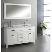 Caroline 60" Double Sink Bathroom Vanity Set