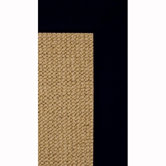Athena Sisal/Black Rug
