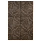 Milan Checker Brown Rug