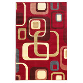 Metro Burgundy Rug