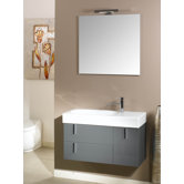 Enjoy NE3 34.9" Wall Mounted Bathroom Vanity Set