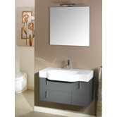 Enjoy NE6 34.9" Wall Mounted Bathroom Vanity Set