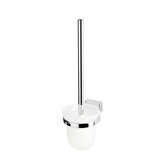 BloQ Wall Mounted Toilet Brush Holder in Chrome