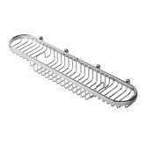 Basket Exclusive Large Shower Basket in Chrome
