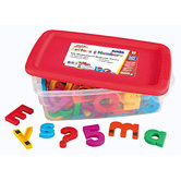 Jumbo AlphaMagnets and MathMagnets Combo Set - Multicolored