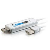 USB 2.0 PC/MAC Transfer Cable in White