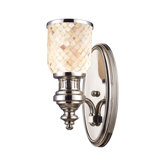 Chadwick One Light Wall Sconce in Polished Nickel