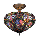 Parlor 2 Light Semi-Flush Mount