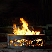 Fighting Elk Fire Ring