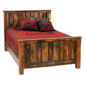 Reclaimed Barnwood Panel Bedroom Collection