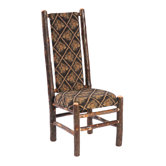 Hickory Upholstered Side Chair