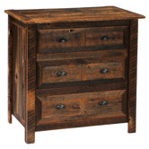 Reclaimed Barnwood 3 Drawer Chest