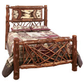 Adirondack Twig Slat Bed