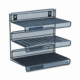 Rolodex Mesh 3-Tier Letter Size Desk Shelf