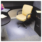PlushMat Medium Plush Pile Carpet Beveled Edge Chair Mat