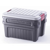24 Gallon ActionPacker Storage Container in Black