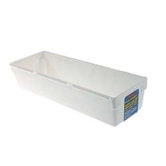 3" x 3" Drawer Organizer in White